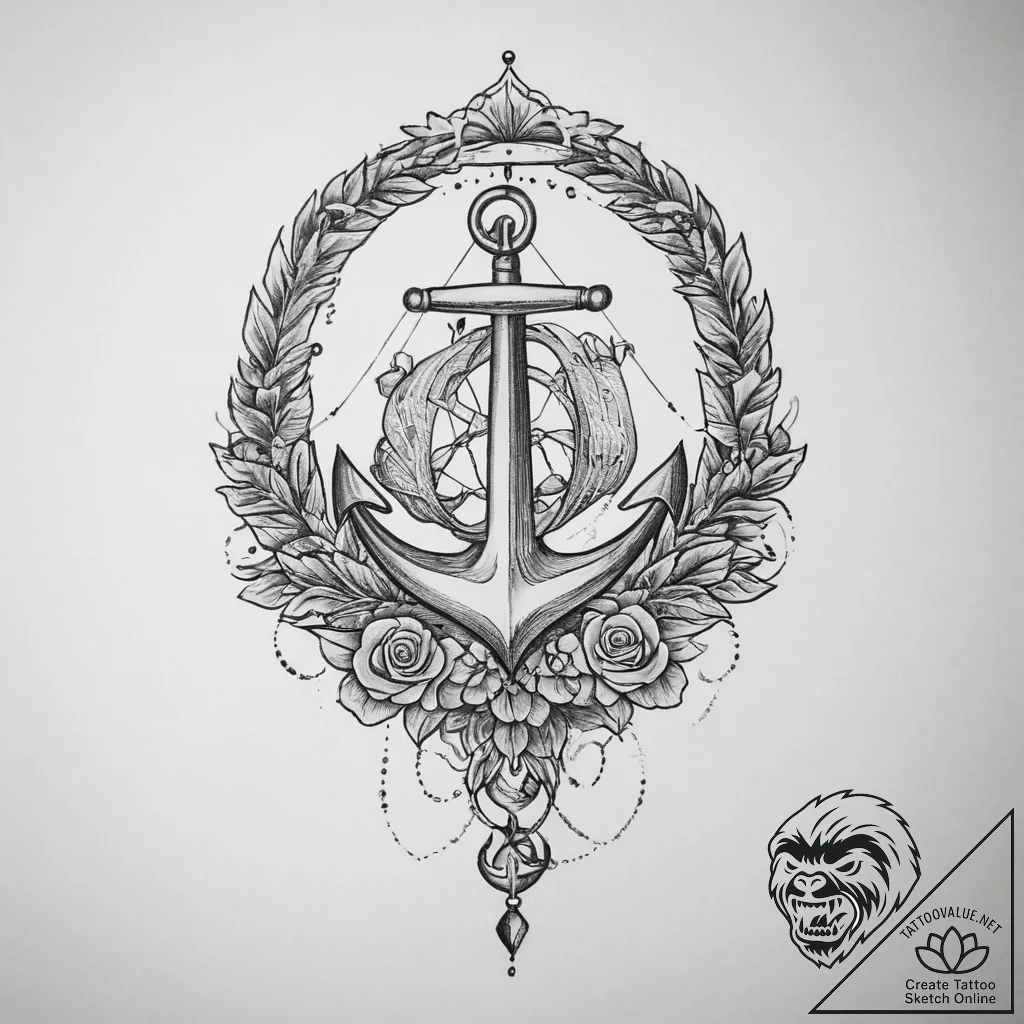 Tattoo sketch a foot with a small, intricate... - tattoo sketch (№1754580461_0, 07.08.2025 15:27) — tattoovalue.net