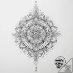 Tattoo sketch a soft focus effect on an abstr… – tattoo sketch (№1754581660_0, 07.08.2025 15:47) — tattoovalue.net
