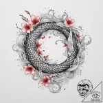 Tattoo design a soft, dreamy watercolor backg… – tattoo sketch (№1754582461_0, 07.08.2025 16:01) — tattoovalue.net