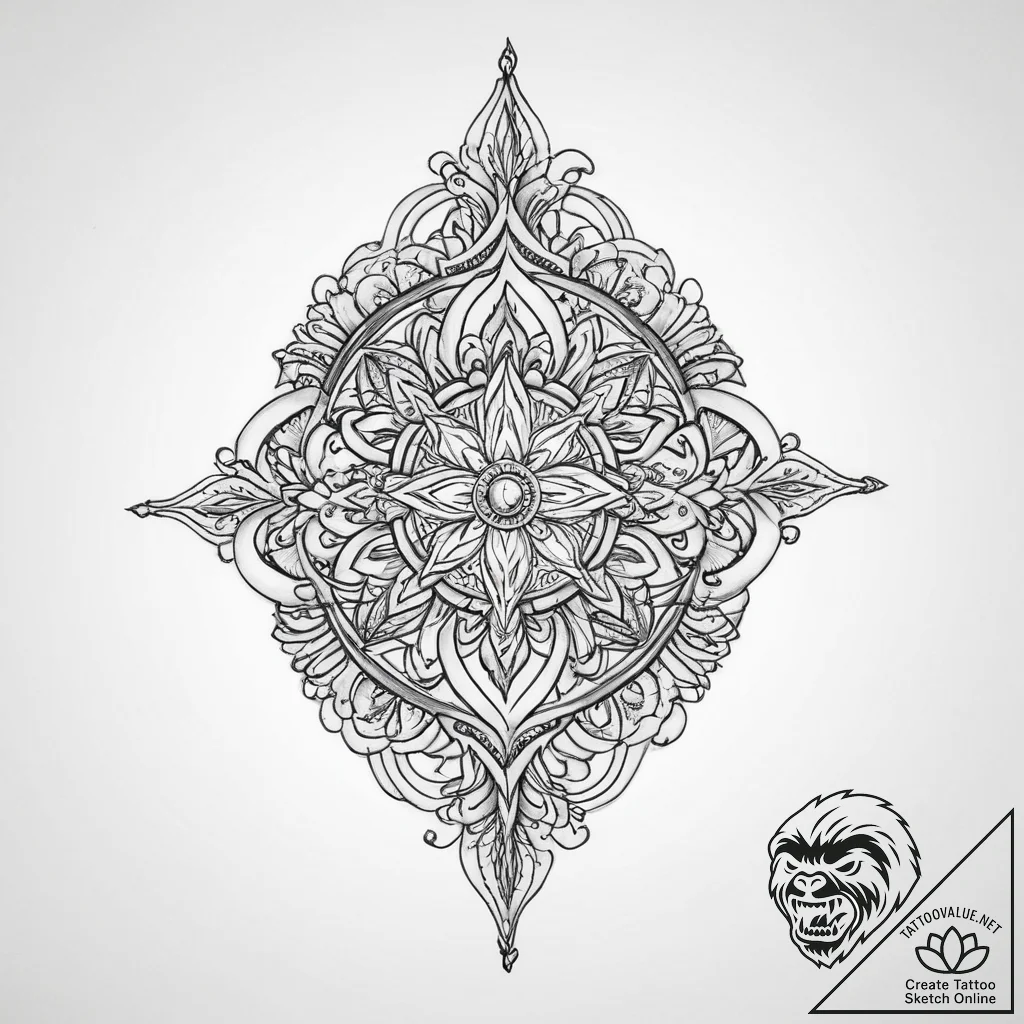 Patterns - tattoo sketch (№1754583257_0, 07.08.2025 16:14) — tattoovalue.net