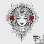 Tattoo sketch a subtle representation of inne… – tattoo sketch (№1754583852_0, 07.08.2025 16:24) — tattoovalue.net