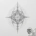 Tattoo design an abstract pattern resembling… – tattoo sketch (№1754584254_0, 07.08.2025 16:30) — tattoovalue.net