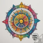 Tattoo sketch a stylized representation of th… – tattoo sketch (№1754592896_0, 07.08.2025 18:54) — tattoovalue.net
