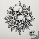 A pause/play/forward button trio, tattoo draw… – tattoo sketch (№1754594482_0, 07.08.2025 19:21) — tattoovalue.net