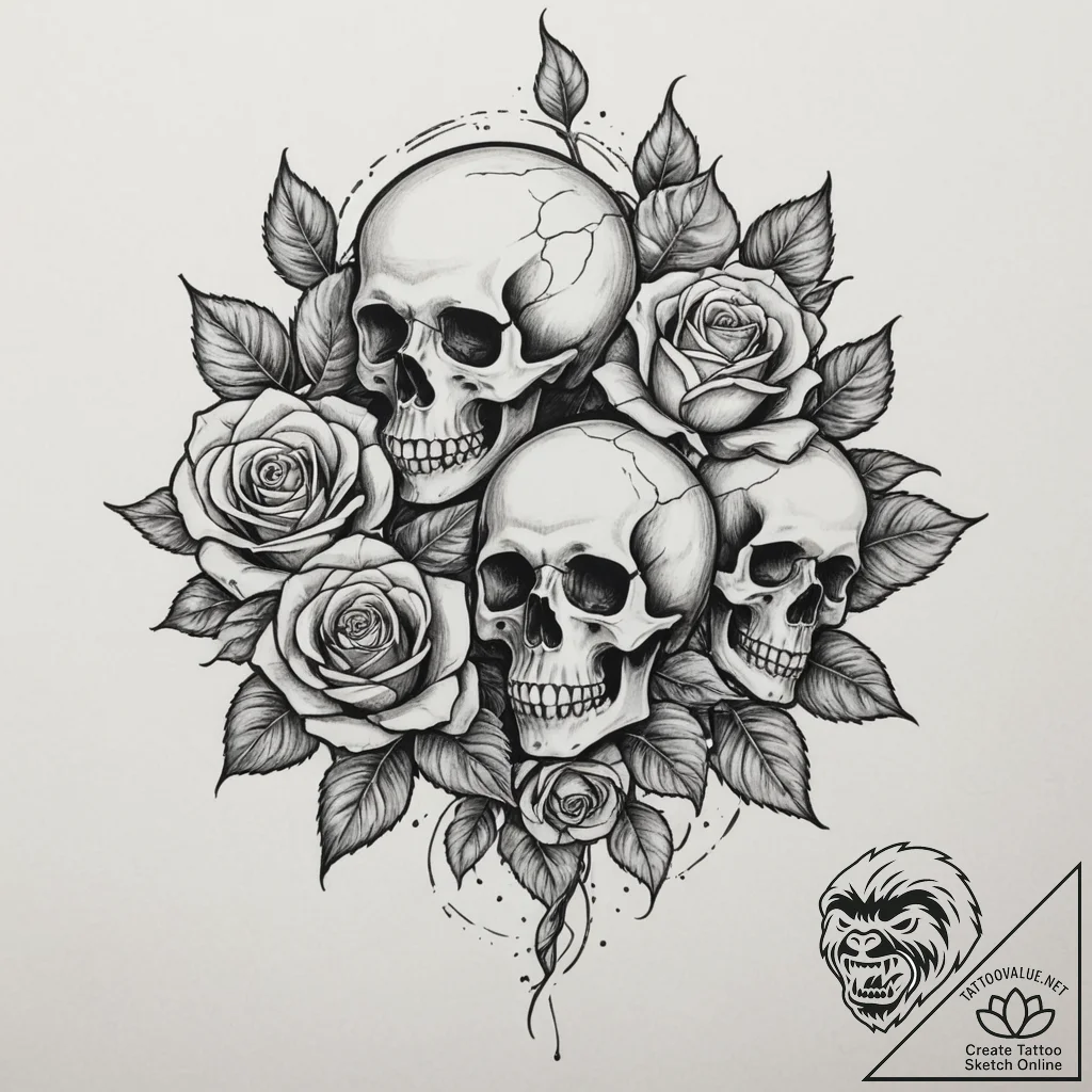 A pause/play/forward button trio, tattoo draw... - tattoo sketch (№1754594482_0, 07.08.2025 19:21) — tattoovalue.net
