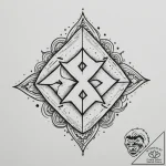 Tattoo sketch a minimalist ‘xp’ icon linework… – tattoo sketch (№1754596262_0, 07.08.2025 19:51) — tattoovalue.net