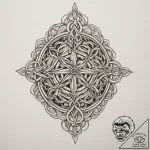 Tattoo design a strong, protective knotwork p… – tattoo sketch (№1754596858_0, 07.08.2025 20:00) — tattoovalue.net