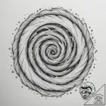 Tattoo design a swirling vortex of water, imm… – tattoo sketch (№1754603932_0, 07.08.2025 21:58) — tattoovalue.net