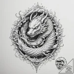 Tattoo design a stylized block of classic gam… – tattoo sketch (№1754605326_0, 07.08.2025 22:22) — tattoovalue.net