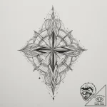 Tattoo sketch a subtle representation of grav… – tattoo sketch (№1754605929_0, 07.08.2025 22:32) — tattoovalue.net