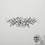 Tattoo sketch a minimalist health bar linewor… – tattoo sketch (№1754610976_0, 07.08.2025 23:56) — tattoovalue.net