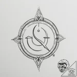 Tattoo design a minimalist ‘quest log’ symbol… – tattoo sketch (№1754612191_0, 08.08.2025 00:16) — tattoovalue.net