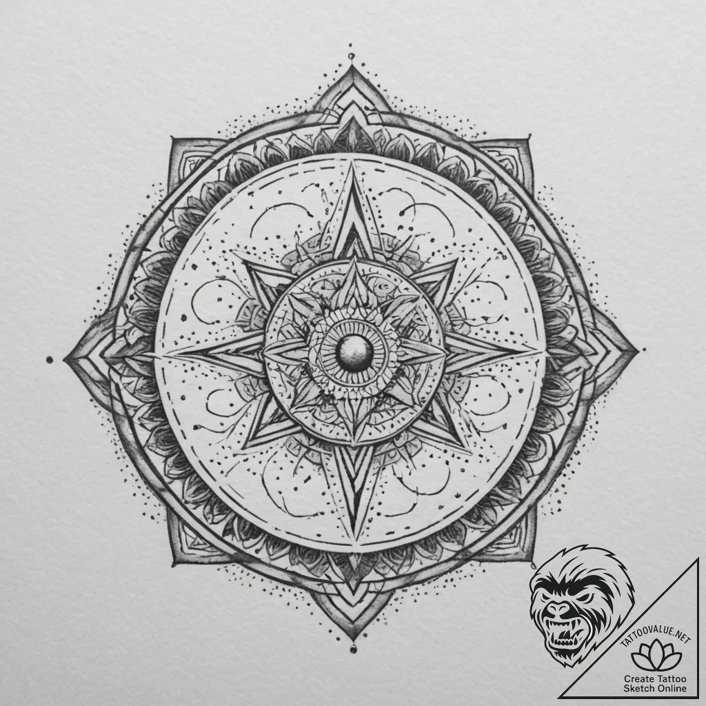 р“сђсѓрїрїр° 7: рђсѓс‚сђрѕр»рѕрірёс‡рµсѓрєрёр... - tattoo sketch (№1754614813_0, 08.08.2025 01:00) — tattoovalue.net