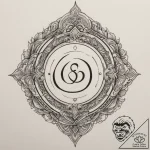 Tattoo sketch: a stylized forge with the svar… – tattoo sketch (№1754617234_0, 08.08.2025 01:40) — tattoovalue.net
