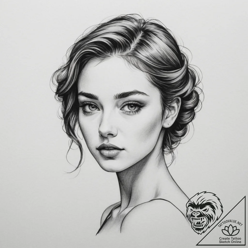 Tattoo design a dramatic blackwork design wit... - tattoo sketch (№1754618839_0, 08.08.2025 02:07) — tattoovalue.net