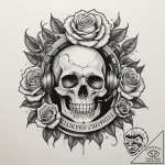 A 1980s office with bulky crt monitors, beige… – tattoo sketch (№1754619443_0, 08.08.2025 02:17) — tattoovalue.net