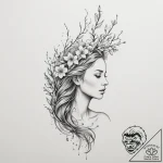 р сѓрѕр° р›рµр»сџ (lelya, water, intuition, s… – tattoo sketch (№1754620864_0, 08.08.2025 02:41) — tattoovalue.net