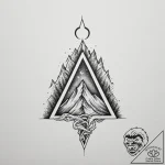 Tattoo design the glyph for capricorn (10th h… – tattoo sketch (№1754629494_0, 08.08.2025 05:04) — tattoovalue.net
