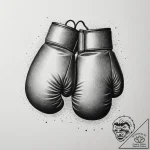 Tattoo design a pair of boxing gloves, well-w… – tattoo sketch (№1754632072_0, 08.08.2025 05:47) — tattoovalue.net