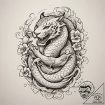 Jaguar, tattoo sketch design, sepia tone sket… – tattoo sketch (№1754632470_0, 08.08.2025 05:54) — tattoovalue.net