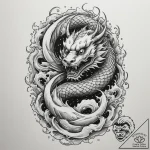 Tattoo design a ghostly specter emerging from… – tattoo sketch (№1754634060_0, 08.08.2025 06:21) — tattoovalue.net
