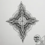 113. tattoo sketch: “istok” rune as the begin… – tattoo sketch (№1754635445_0, 08.08.2025 06:44) — tattoovalue.net