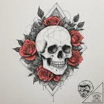 Tattoo sketch an abstract representation of a… – tattoo sketch (№1754637828_0, 08.08.2025 07:23) — tattoovalue.net