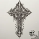 Palm, tattoo drawing outline, muted color pal… – tattoo sketch (№1754639614_0, 08.08.2025 07:53) — tattoovalue.net