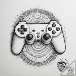 Tattoo design a controller’s analog stick for… – tattoo sketch (№1754640407_0, 08.08.2025 08:06) — tattoovalue.net