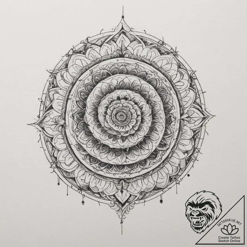 Spiral, tattoo sketch design, vibrant colors,... - tattoo sketch (№1754641002_0, 08.08.2025 08:16) — tattoovalue.net