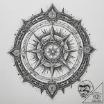 Tattoo sketch a zodiac symbol as a gate or po… – tattoo sketch (№1754644384_0, 08.08.2025 09:13) — tattoovalue.net