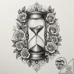 Hourglass (is in the original list, but can b… – tattoo sketch (№1754646170_0, 08.08.2025 09:42) — tattoovalue.net