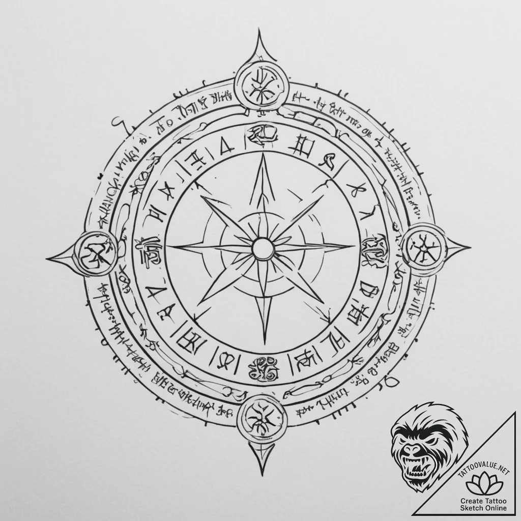 Tattoo sketch a personalized quote in the fon... - tattoo sketch (№1754646568_0, 08.08.2025 09:49) — tattoovalue.net