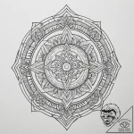 Face, tattoo line art, bold outlines, thick l… – tattoo sketch (№1754647955_0, 08.08.2025 10:12) — tattoovalue.net