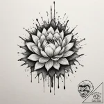 Tattoo design a delicate light breaking throu… – tattoo sketch (№1754649341_0, 08.08.2025 10:35) — tattoovalue.net