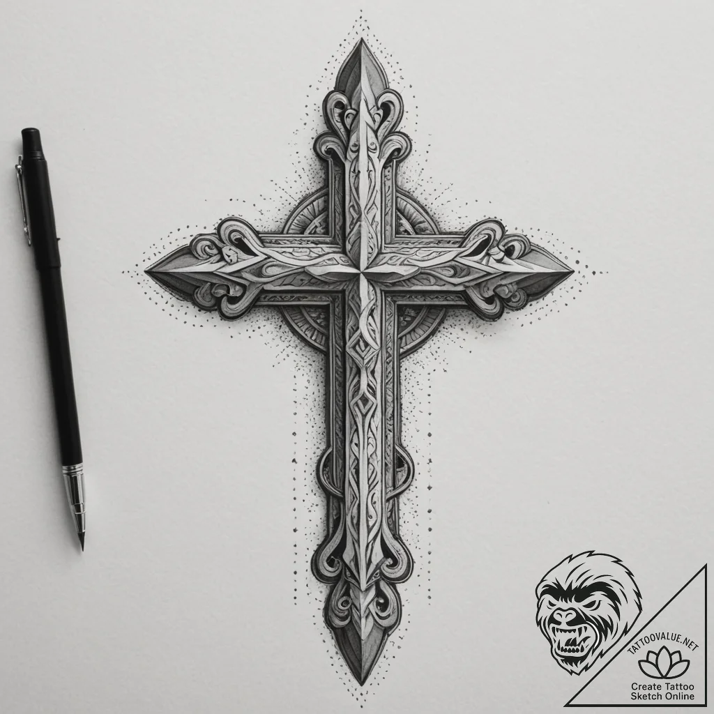 A person carving a wooden sculpture., tattoo... - tattoo sketch (№1754651529_0, 08.08.2025 11:12) — tattoovalue.net