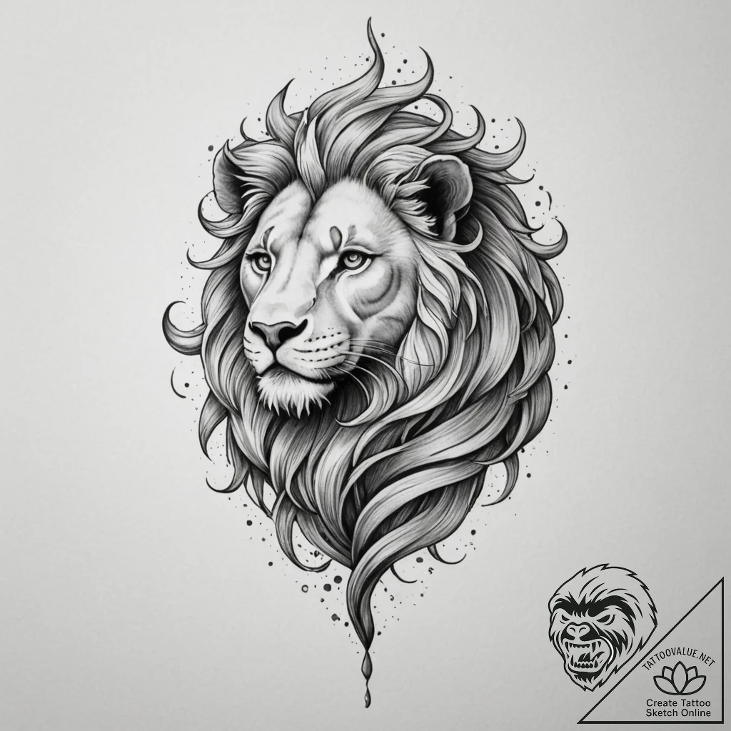 Tattoo design a zodiac symbol appearing as if... - tattoo sketch (№1754651925_0, 08.08.2025 11:18) — tattoovalue.net