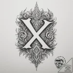 136. tattoo sketch: the rune “ud,” depicted b… – tattoo sketch (№1754654702_0, 08.08.2025 12:05) — tattoovalue.net