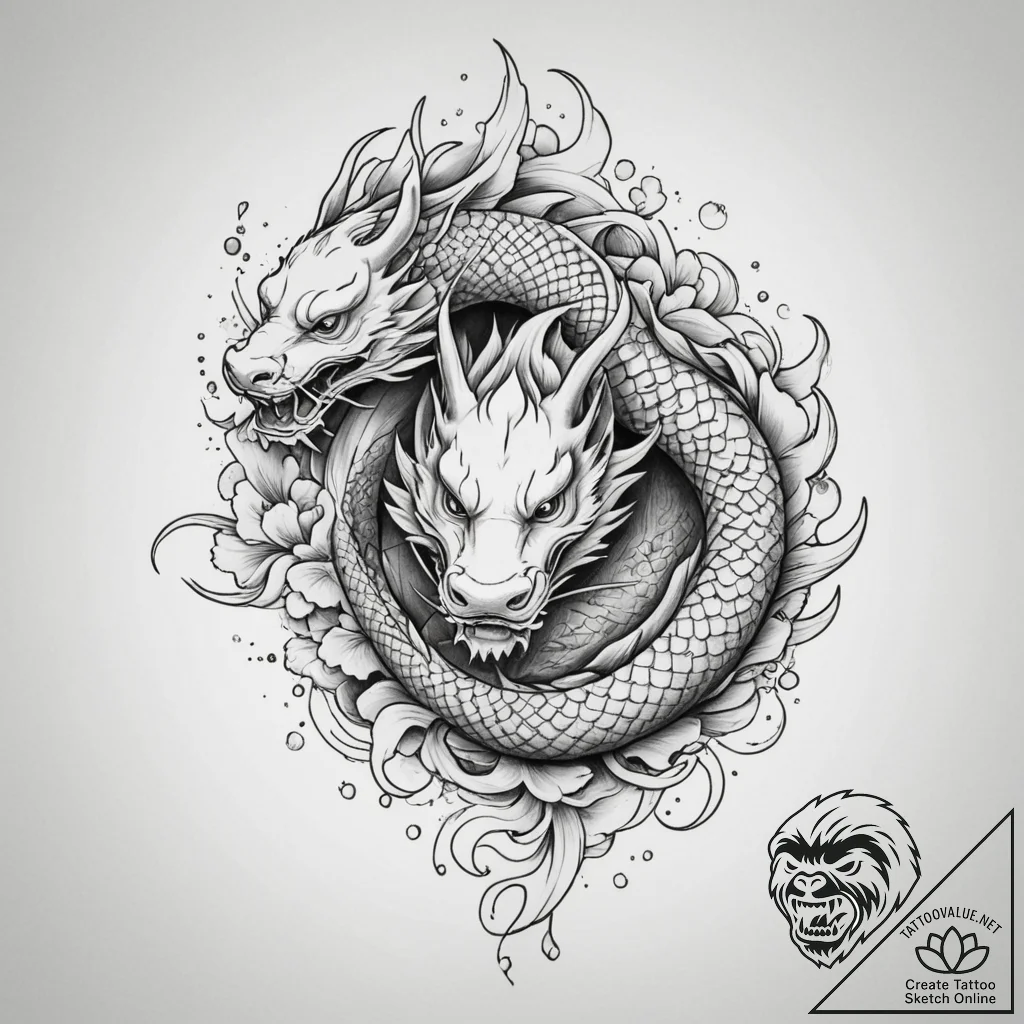 Tattoo sketch an abstract geometric pattern c... - tattoo sketch (№1754655102_0, 08.08.2025 12:11) — tattoovalue.net