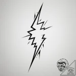 Tattoo design a lightning bolt, sleek and ene… – tattoo sketch (№1754655499_0, 08.08.2025 12:18) — tattoovalue.net