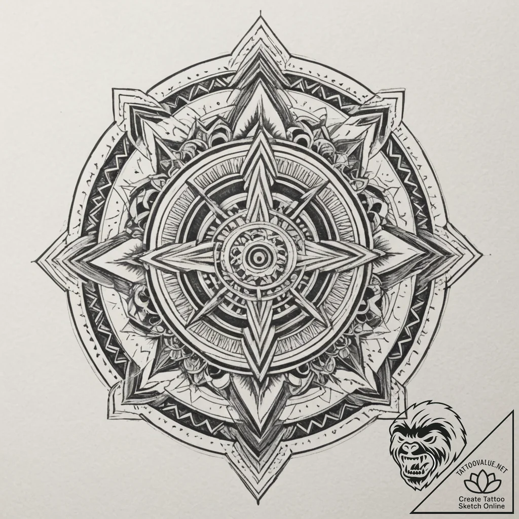Tattoo design a "mastery" symbol for a specif... - tattoo sketch (№1754656093_0, 08.08.2025 12:28) — tattoovalue.net