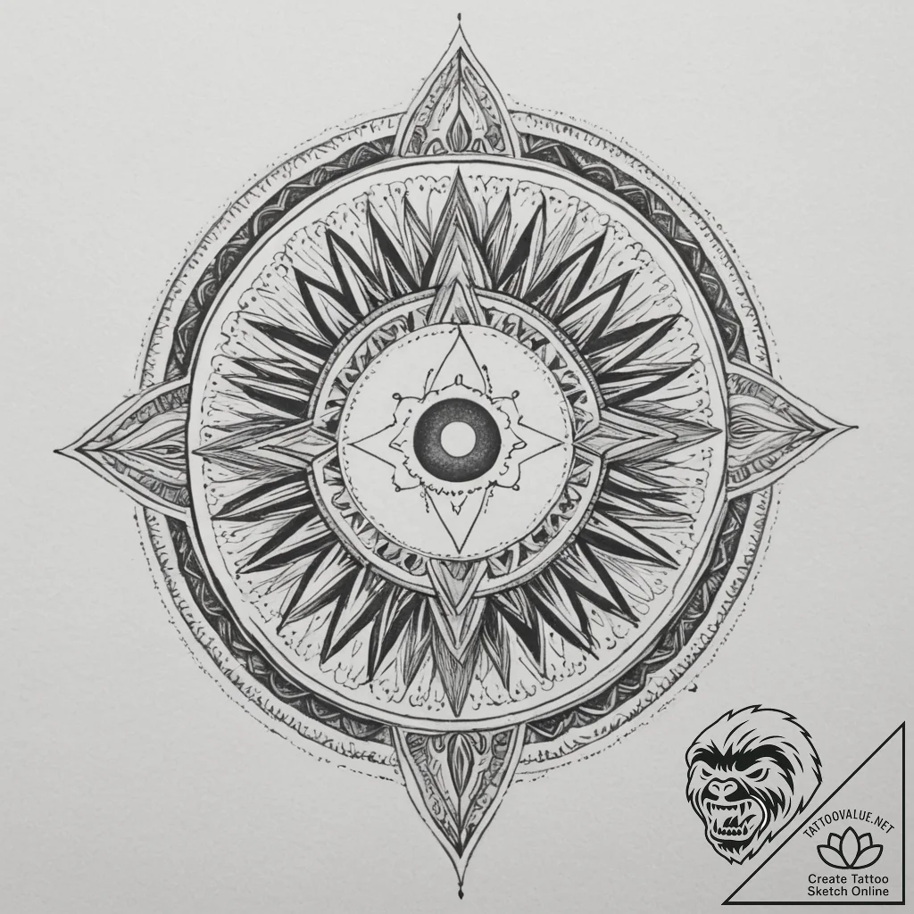 Tattoo sketch a half-moon on one partner, a h... - tattoo sketch (№1754657286_0, 08.08.2025 12:48) — tattoovalue.net