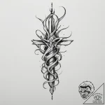 р“сђсѓрїрїр° 22: mentality & mindset (рњрµрѕс… – tattoo sketch (№1754668730_0, 08.08.2025 15:58) — tattoovalue.net