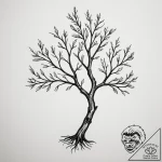 Tattoo design a simple tree branch., tattoo f… – tattoo sketch (№1754668936_0, 08.08.2025 16:02) — tattoovalue.net