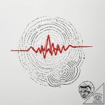 Tattoo sketch an abstract depiction of sound… – tattoo sketch (№1754670546_0, 08.08.2025 16:29) — tattoovalue.net