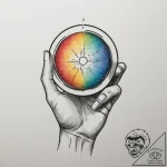 Tattoo design a hand holding a glowing orb of… – tattoo sketch (№1754670947_0, 08.08.2025 16:35) — tattoovalue.net
