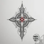 Elements (symbols), concept art for tattoo, b… – tattoo sketch (№1754672932_0, 08.08.2025 17:08) — tattoovalue.net