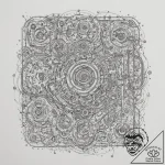 A close-up of a circuit board, showing the in… – tattoo sketch (№1754676912_0, 08.08.2025 18:15) — tattoovalue.net
