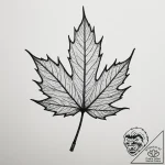 The intricate, vein-like patterns of a dried… – tattoo sketch (№1754678111_0, 08.08.2025 18:35) — tattoovalue.net