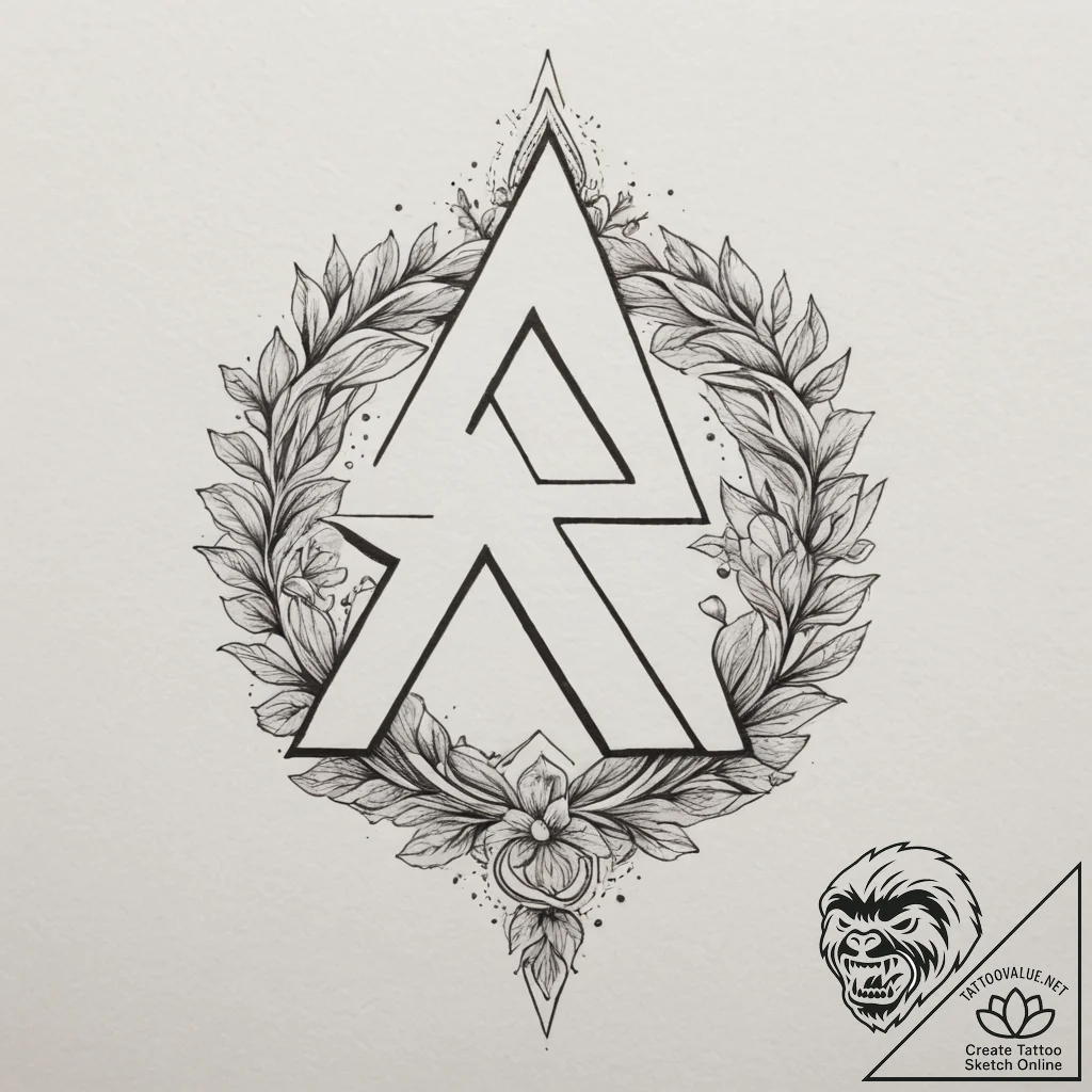 96. tattoo sketch: the rune "bereginya" (ofte... - tattoo sketch (№1754681137_0, 08.08.2025 19:25) — tattoovalue.net